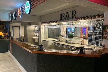 Área do bar do The Wave